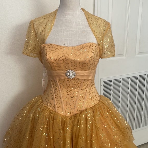 Princess Barbiecore Ballgown Party PROM Bridal  Carnival Pageant Homecoming Tull - Picture 3 of 17